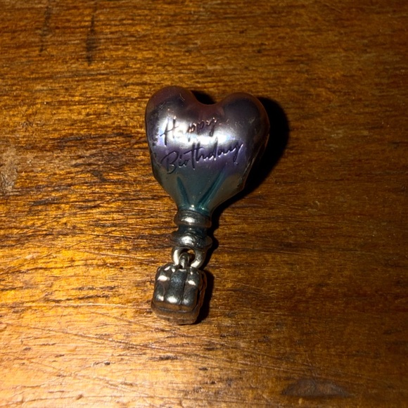 Pandora Jewelry - Pandora Heart-Shaped Happy Birthday Charm authentic